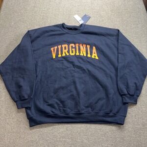 Virginia Cavaliers Fanatics Basic Arch Sweatshirt - Navy 2XL